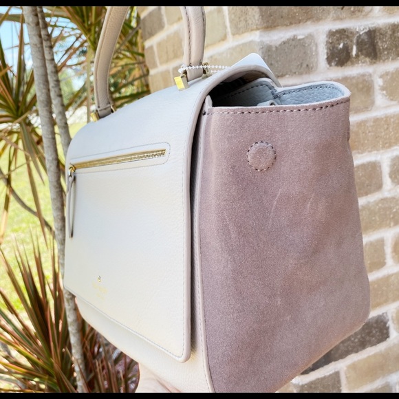 Kate Spade suede leather satchel - Picture 6 of 8